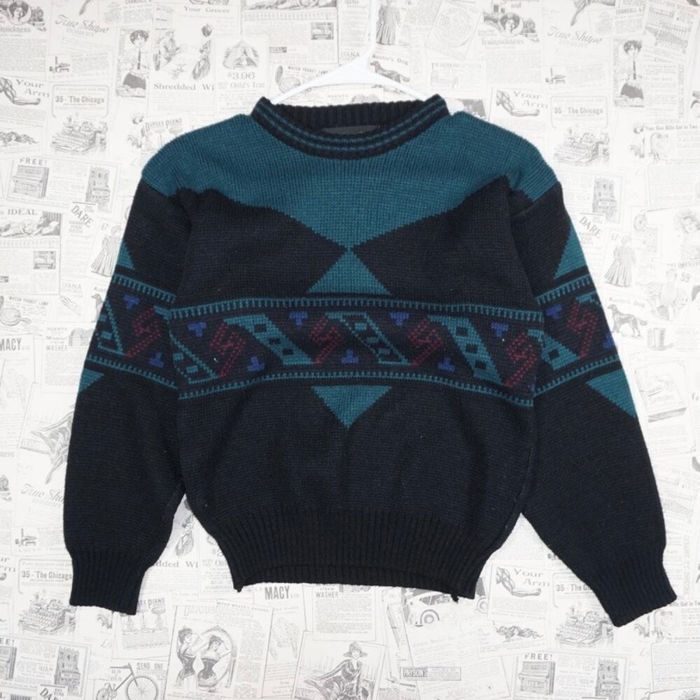 Medium - Vintage Y2K Michael Gerald 1990s knitted sweater